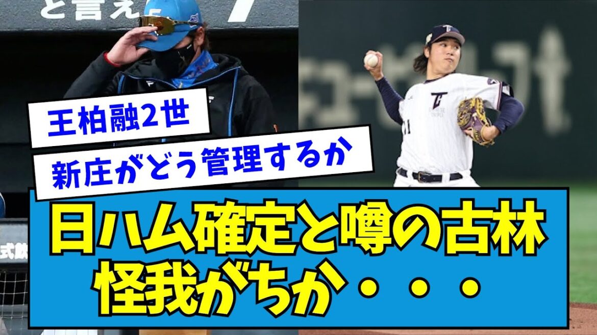 【悲報】日ハム確定と噂の古林、怪我がちか・・・【なんJ反応】