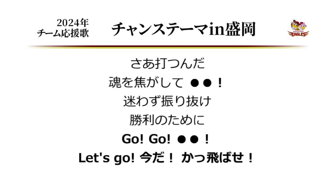 東北楽天ゴールデンイーグルス チャンステーマin盛岡 [MIDI]