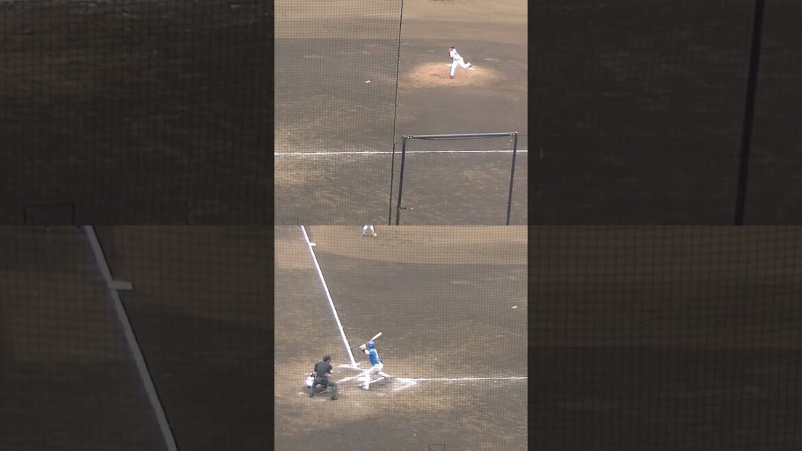 福田光輝を見逃し三振にとる　#大江竜聖 （2024年4月18日  読売ジャイアンツ対 日本ハムファイターズ 2軍）