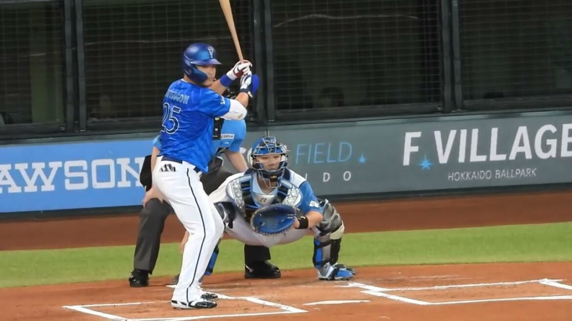 加藤貴之が元メジャーリーガー筒香を三振に仕留める‼︎筒香の応援歌が響くエスコンフィールド北海道‼︎北海道日本ハムファイターズ