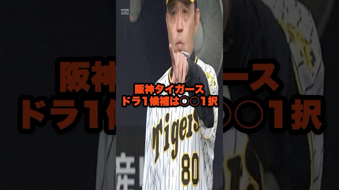 【阪神タイガース】2024ドラフト1位候補は○○1択？！ #阪神タイガース #プロ野球 #野球