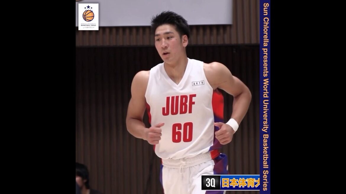 #バスケ 東海大ルーキーがゲーム最多タイ18得点&10REB🔥WUBS最終戦でダブルダブル‼️佐藤友 (日本学生選抜・東海大1年/PF/189cm/#60/東山)[WUBS2024 vs日本体育大学]