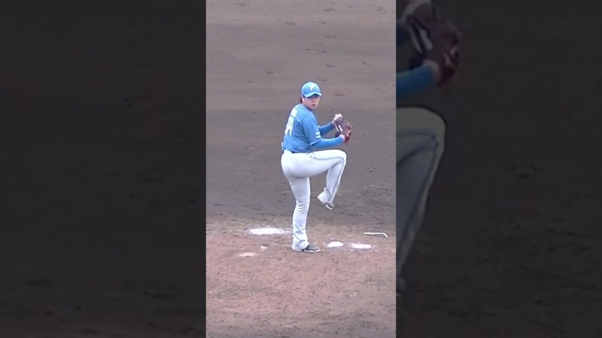 【野球選手フォーム集】日ハム #堀瑞輝 の投球フォーム（2024年4月18日  読売ジャイアンツ対 日本ハムファイターズ 2軍）