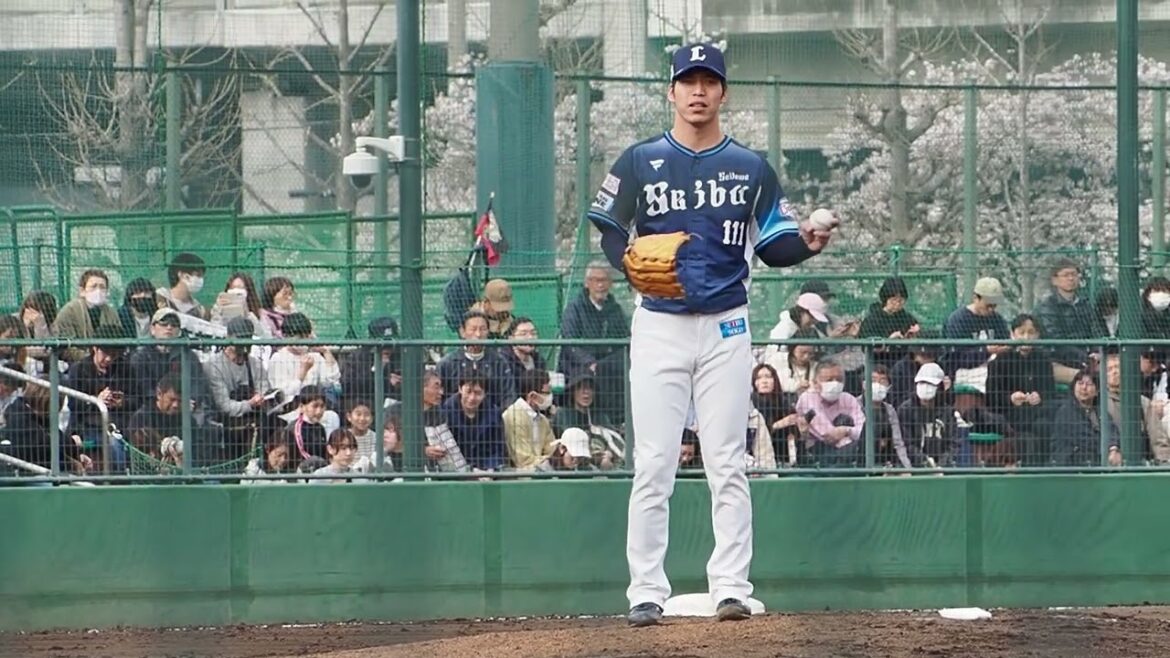 2024.04.06 千葉ロッテ-埼玉西武(ロッテ浦和) 齊藤大将 投球シーン