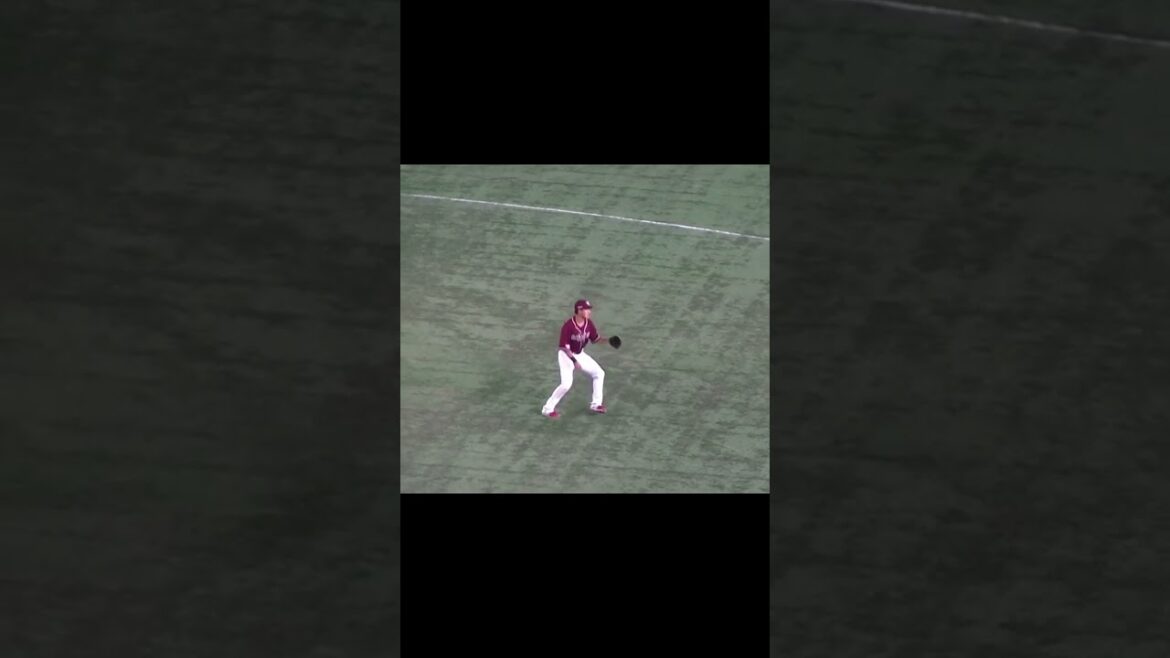 【楽天】 #黒川史陽 のキャッチボール＜読売ジャイアンツ対 楽天イーグルス 2024年3月22日 試合前＞