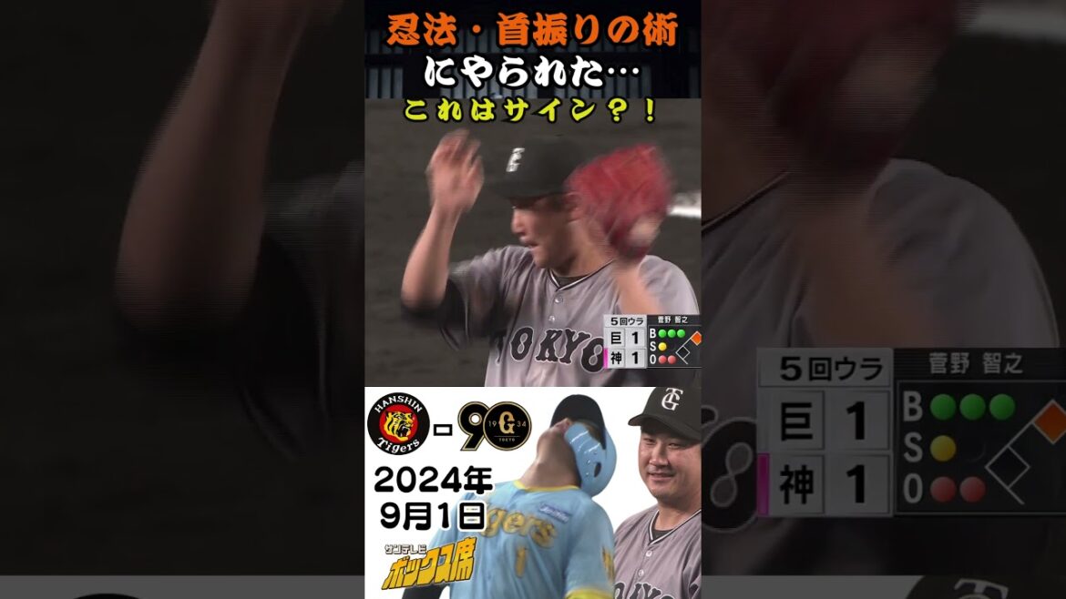 【ベテランバッテリーの技】G菅野ー小林バッテリーに森下が惑わされた!?首振りで狙い球が外れてチャンスを逃す(2024年9月1日 阪神-巨人)#サンテレビボックス席 【ベテランバッテリーの技】G菅野ー小林バッテリーに森下が惑わされた!?首振りで狙い球が外れてチャンスを逃す(2024年9月1日 阪神-巨人)#サンテレビボックス席