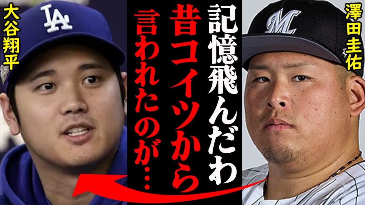 ロッテ・澤田圭佑が暴露した、大谷翔平の〇〇がヤバぎると話題に!「衝撃過ぎて…」 ロッテ・澤田圭佑が暴露した、大谷翔平の〇〇がヤバぎると話題に!「衝撃過ぎて…」
