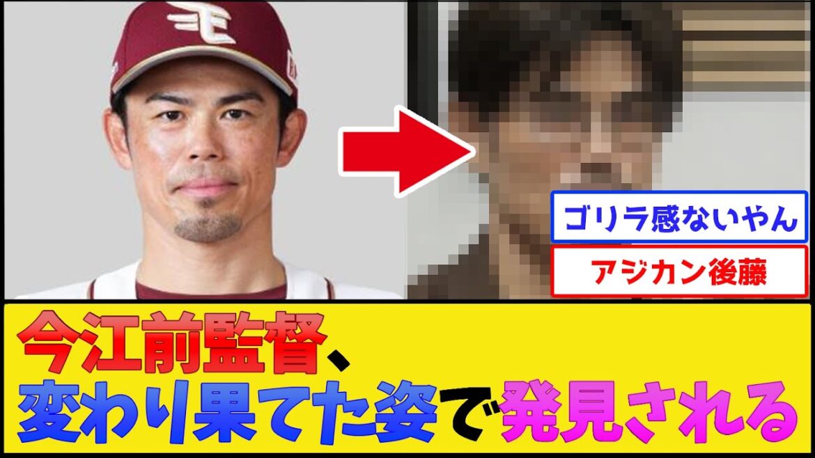 楽天・今江前監督、変わり果てた姿で発見される【東北楽天ゴールデンイーグルス】【プロ野球なんJ 2ch プロ野球反応集】
