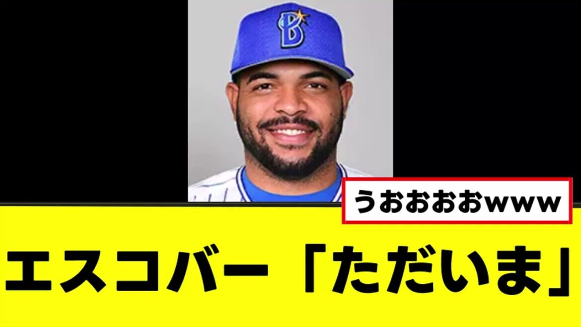 【エスコバー】来季の日本球界復帰へｗｗｗ