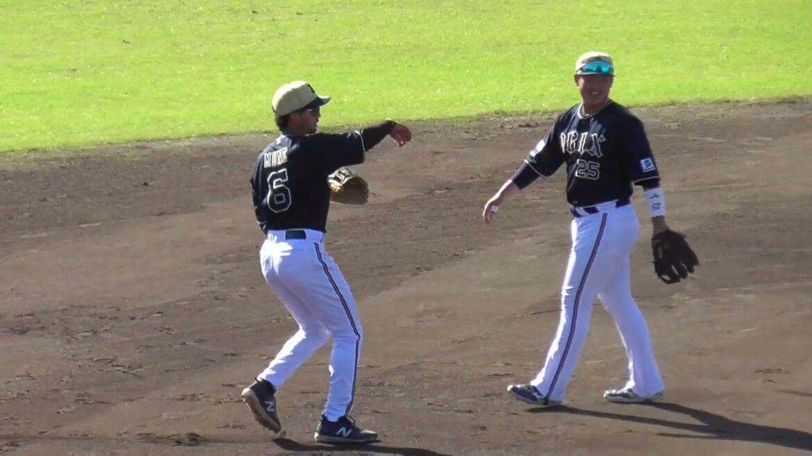 【プロ野球】2024.11.9　オリックス　秋季キャンプ　『各ポジション別　守備』