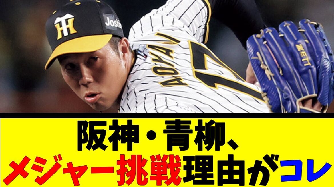 阪神青柳、メジャー挑戦理由がコレ【反応集】【野球反応集】【なんJ なんG野球反応】【2ch 5ch】