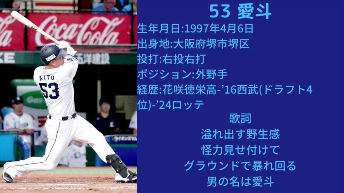 埼玉西武ライオンズ　愛斗　応援歌