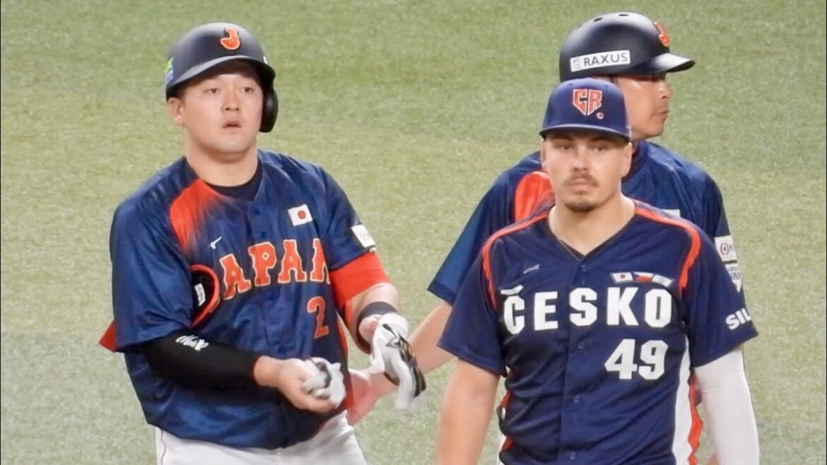 侍ジャパン　牧秀悟が炸裂！盛大に盛り上がる応援歌とバンテリンドームナゴヤ　日本対チェコ　WBSCプレミア12 強化試合 2024/11/10(日)