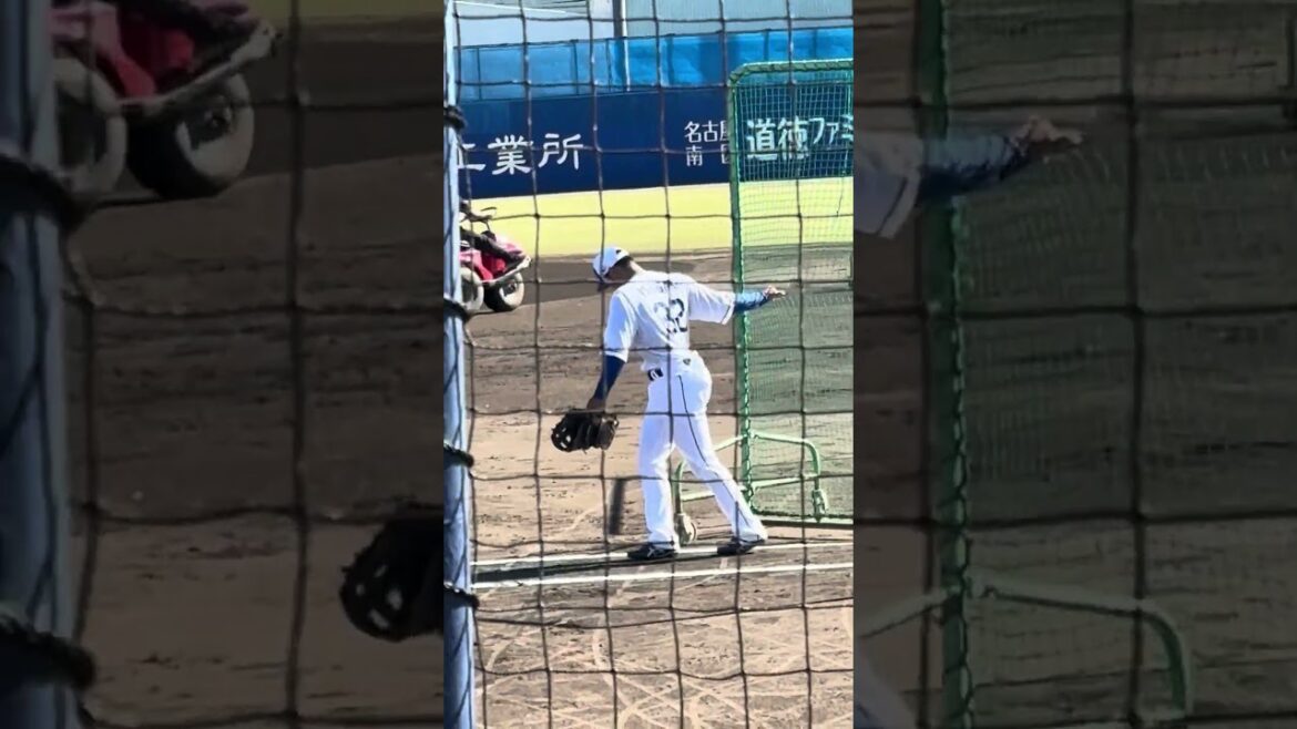 中日ドラゴンズ  秋季キャンプ  〜ナゴヤ球場〜  石垣雅海  2024/11/09