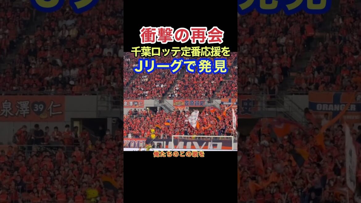 【感動の再会】千葉ロッテ応援歌をJリーグで発見！名曲「Save your heart」 #野球 #応援歌 #千葉ロッテマリーンズ #jリーグ #大宮アルディージャ