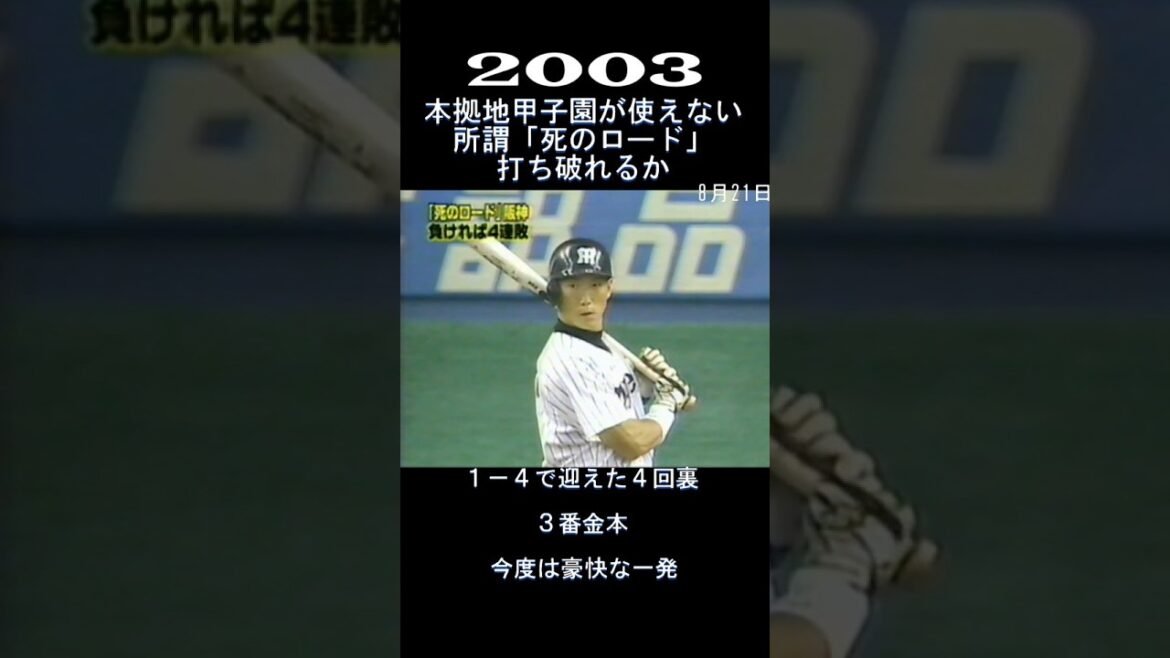 2003　ぶっちぎりの虎に試練！　#shorts