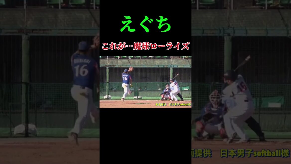 【落ちない…魔球】ローライズ　大西投手　啓新高校（福井）HONDA ジェイテクト　 #ソフトボール #野球 #softball #甲子園 #好プレー集#日本代表 #可愛い #美女 #amazing