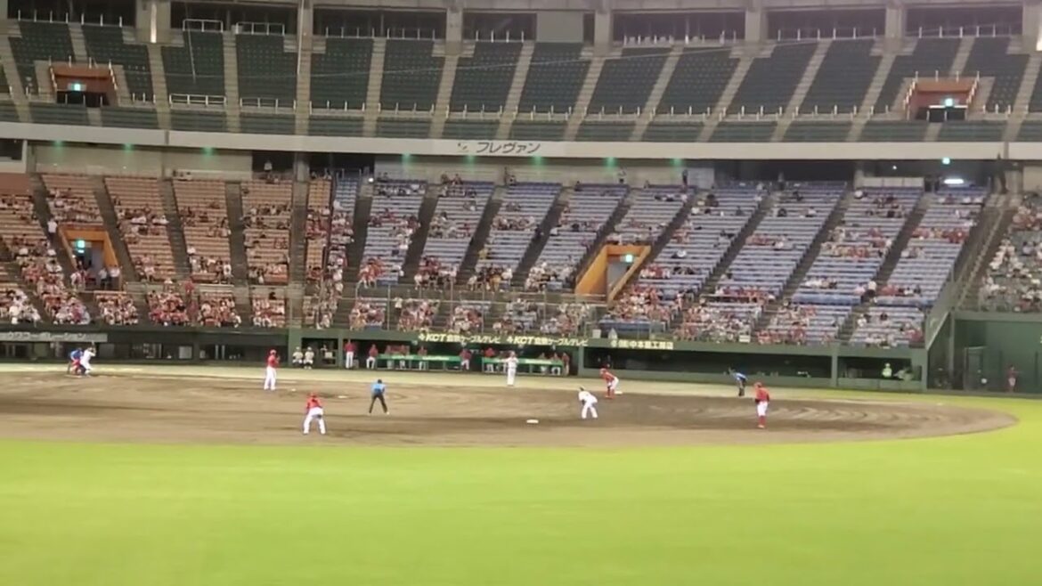 20240726　再び打者は遠藤成！ﾌｧｰﾑ公式戦で流れる【ヒッティングマーチ2番(野手汎用応援歌)】6回ｳﾗ　阪神ﾀｲｶﾞｰｽ2軍@岡山･倉敷ﾏｽｶｯﾄｽﾀｼﾞｱﾑ［ｳｴｽﾀﾝ･ﾘｰｸﾞ 2軍戦］