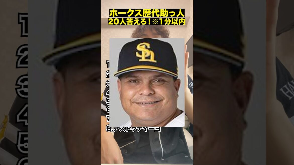 プロ野球クイズ#プロ野球 #福岡ソフトバンクホークス #野球 #パワプロ