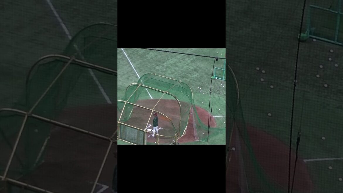 【楽天】　#黒川史陽 のフリーバッティング＜読売ジャイアンツ対 楽天イーグルス 2024年3月22日 試合前＞