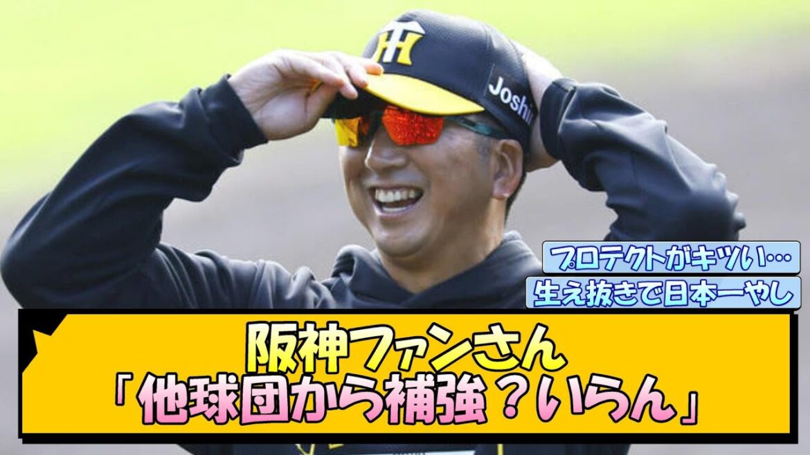 阪神ファンさん「他球団から補強？いらん」【なんJ/2ch/5ch/ネット 反応 まとめ/阪神タイガース/藤川球児】