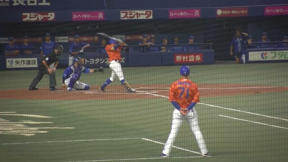 中日ドラゴンズ 宇佐見真吾選手 第1打席 セカンドゴロ VS 横浜DeNAベイスターズ 2024/10/6 バンテリンドーム