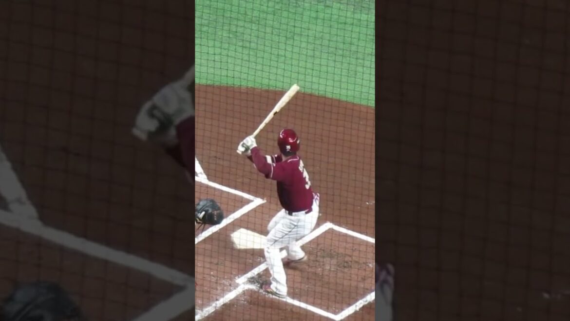 【楽天】島内宏明（2024）のバッティングフォーム＜読売ジャイアンツ対 楽天イーグルス 2024年3月22日＞ #島内宏明