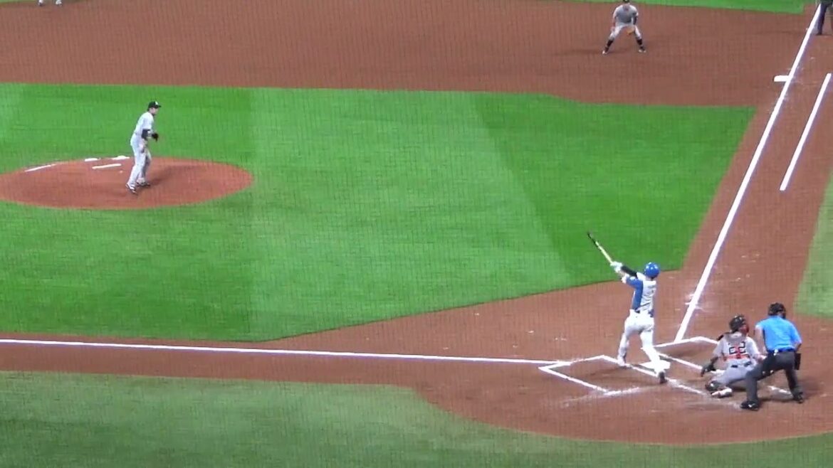 2024年6月16日　セ・パ交流戦　日本ハム対巨人　6/14　3回裏　松本剛のタイムリーで日本ハムが先制