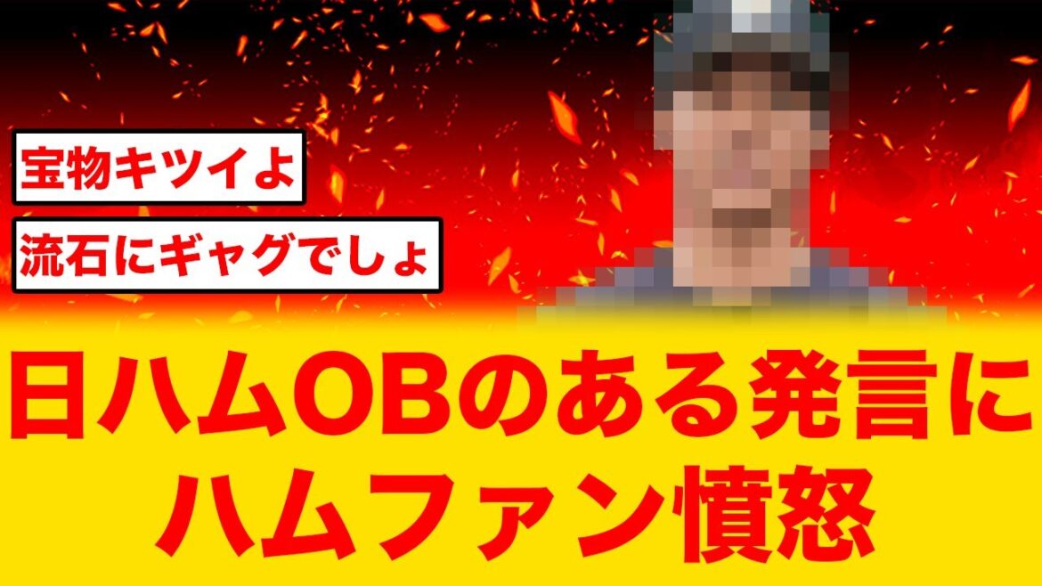 【日本ハムOBある発言でハムファンから非難殺到する