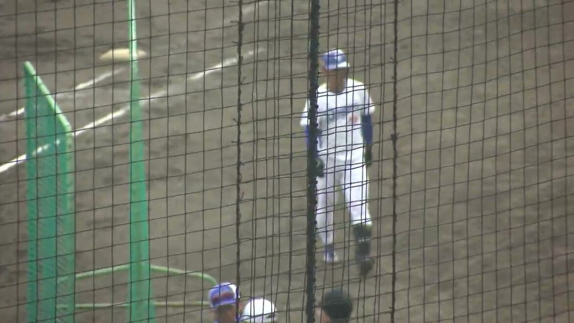 【中日ドラゴンズ ナゴヤ球場 秋季キャンプ 2024】福元悠真選手 打撃練習(シートバッティング) 2024/11/10