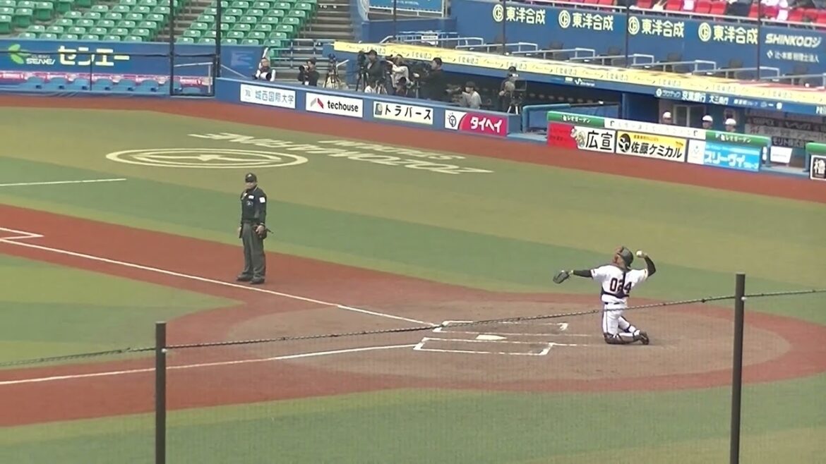 【合同トライアウト】元イーグルス菅原秀の投球練習 2024年プロ野球12球団合同トライアウト11月14日