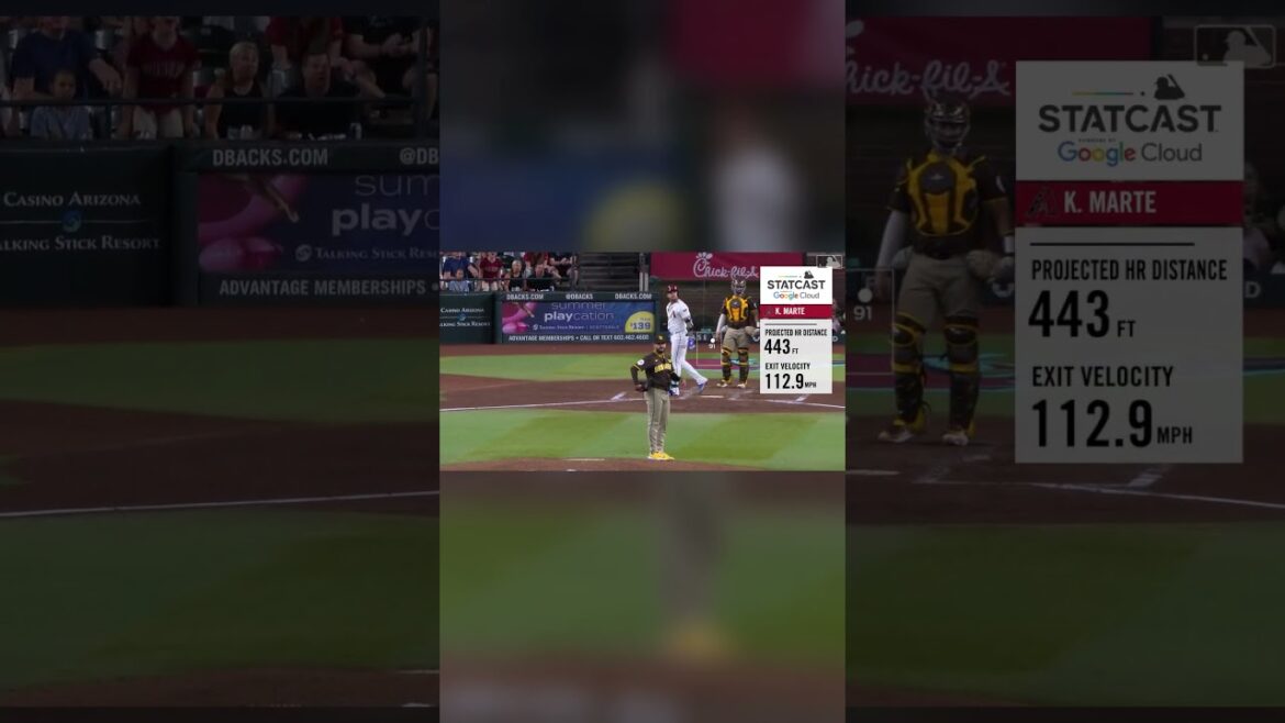 Ketel Marte's 443-foot homer