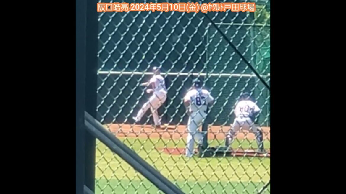 20240510　#阪口皓亮 ﾌﾞﾙﾍﾟﾝで投球練習　#shorts　投球ﾌｫｰﾑ@ﾔｸﾙﾄ戸田球場［ｲｰｽﾀﾝ･ﾘｰｸﾞ 2軍戦］