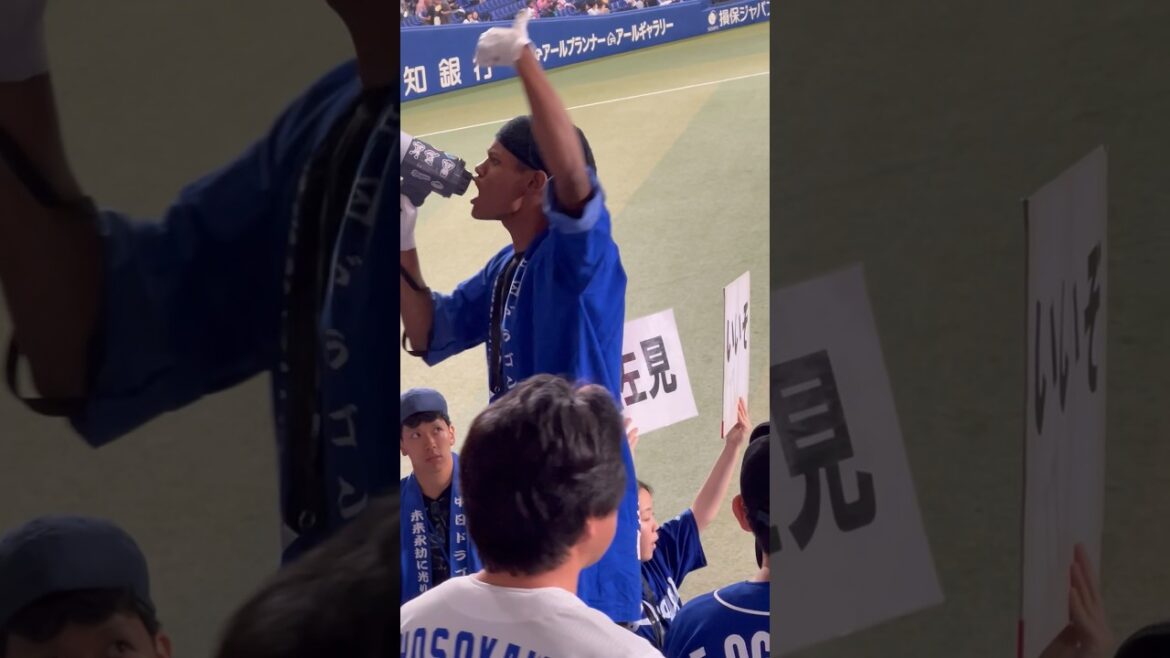 いいぞ❗️村松❤️‍🔥宇佐見❤️‍🔥二次会💫中日応援団🌈🌈交流戦🌈ナゴヤドーム2024.6.9 楽天戦3-1勝🥰松葉好投、板山3安打🌈 ライトスタンドドラゴンズ応援　＃板山 #カリステ #松葉