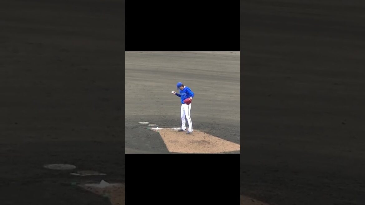 【野球選手フォーム集】DeNA京山将弥の投球フォーム（2024年4月23日 日本ハムファイターズ対 横浜DeNAベイスターズ 2軍）