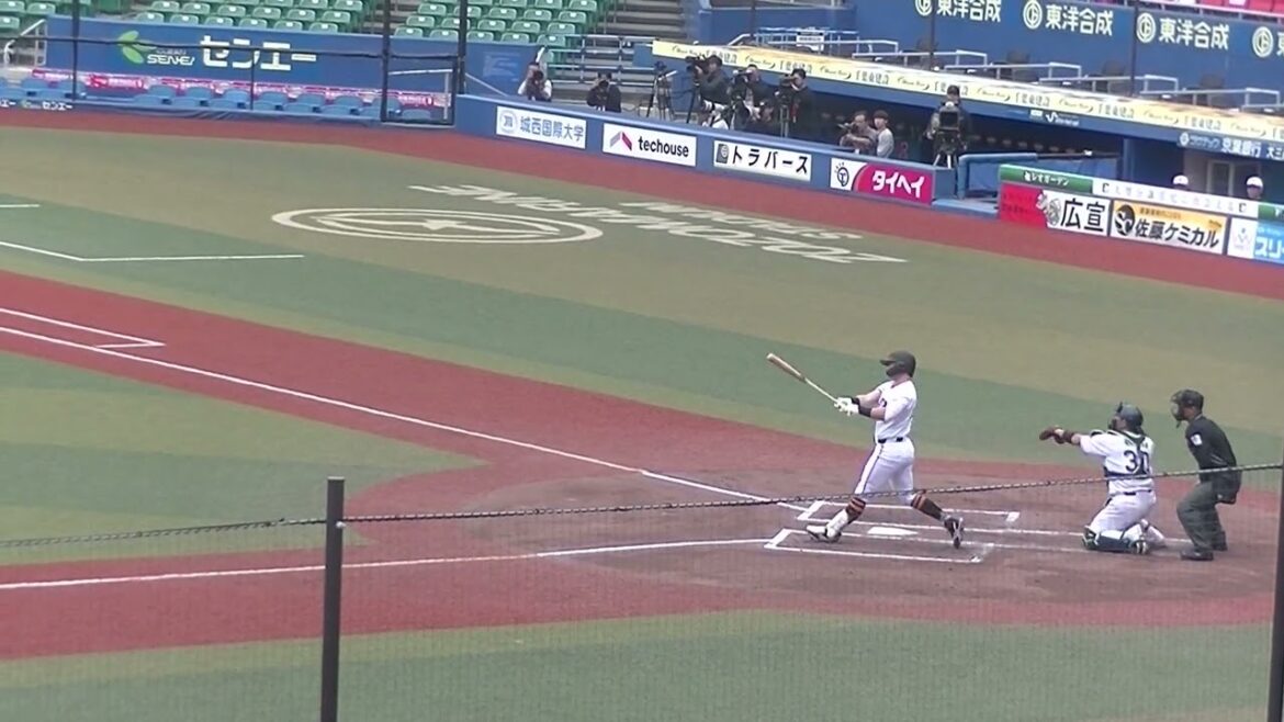 【合同トライアウト】ベイスターズ高田琢登〜ジャイアンツ菊田拡和を一飛2024年プロ野球12球団合同トライアウト11月14日