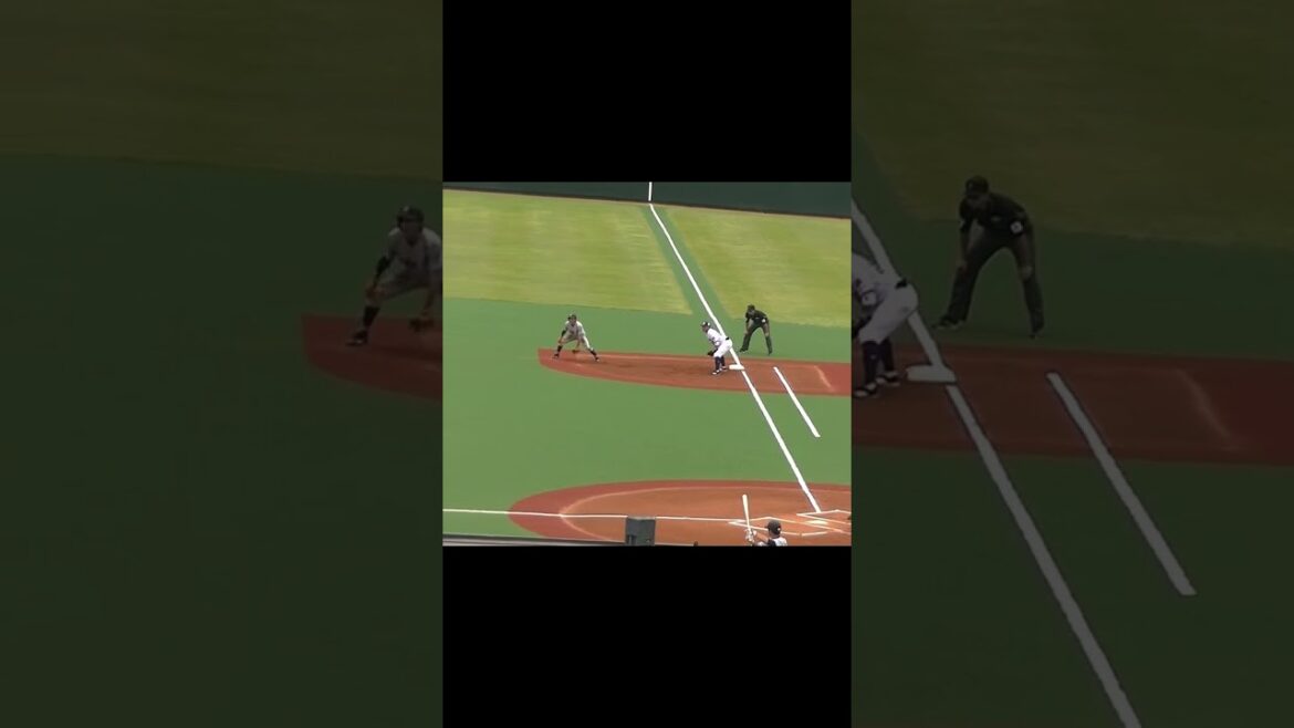 舟越秀虎 盗塁（ヤクルトスワローズ対 読売ジャイアンツ2024年5月6日）