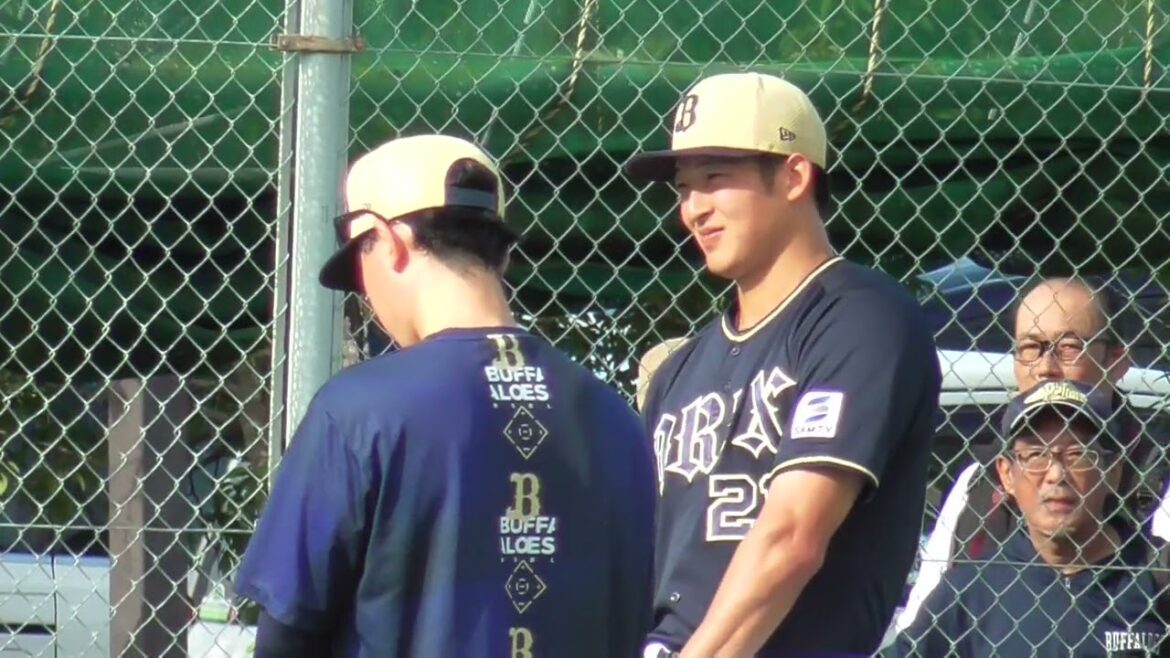 【プロ野球】2024.11.17　オリックス　秋季キャンプ　『投手　肩回りエクササイズ』