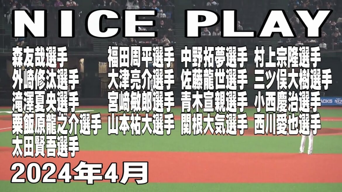 【2024 好プレー集】4月撮影 【2024 好プレー集】4月撮影