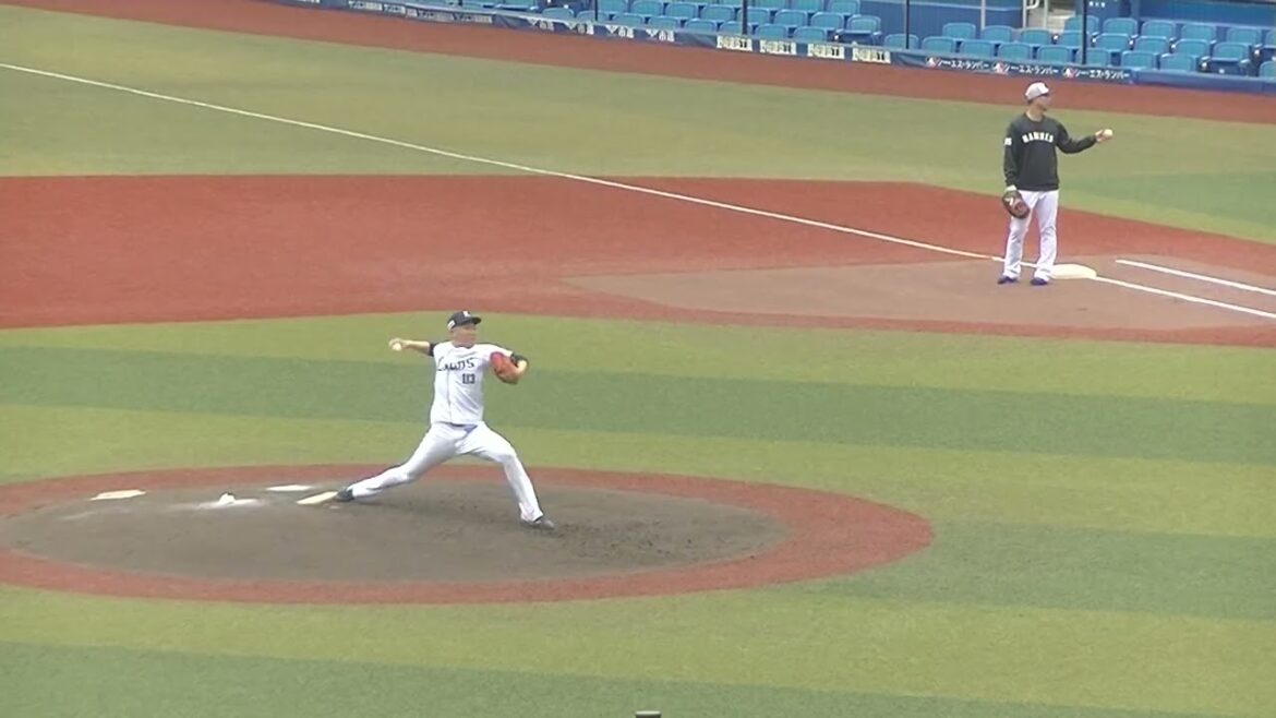【合同トライアウト】ライオンズ伊藤翔の投球練習2024年プロ野球12球団合同トライアウト11月14日