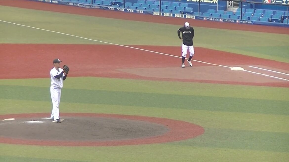 【合同トライアウト】マリーンズ吉田凌が投球練習2024年プロ野球12球団合同トライアウト11月14日