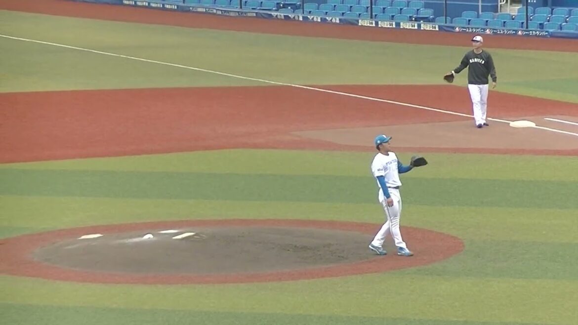 【合同トライアウト】ファイターズ柿木蓮が投球練習2024年プロ野球12球団合同トライアウト11月14日