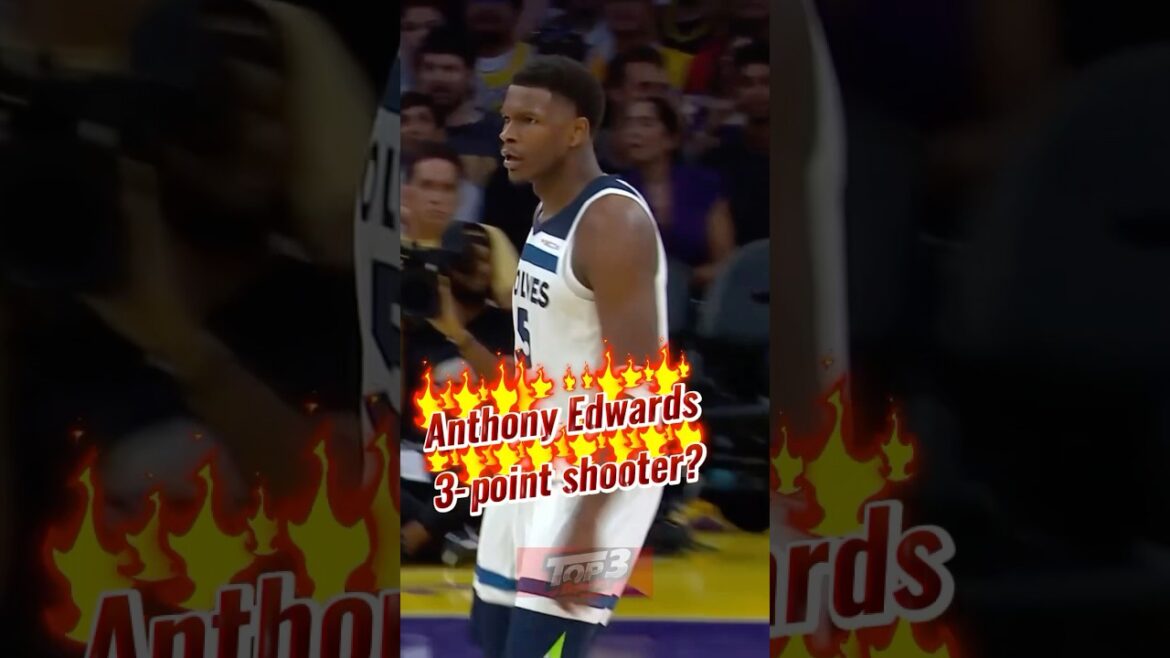 Anthony Edwards Turned himself into 3 point shooter 💪 #shorts #nba #basketball