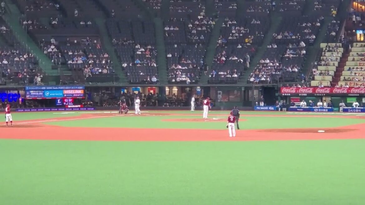 20240510　その姿ﾀｹｼ♪ﾍﾞｯｹﾝこと【渡部健人 応援歌】　7回ｳﾗ　埼玉西武ﾗｲｵﾝｽﾞ@ﾍﾞﾙｰﾅﾄﾞｰﾑ･外野ﾗｲﾄ 西武ﾄﾞｰﾑ