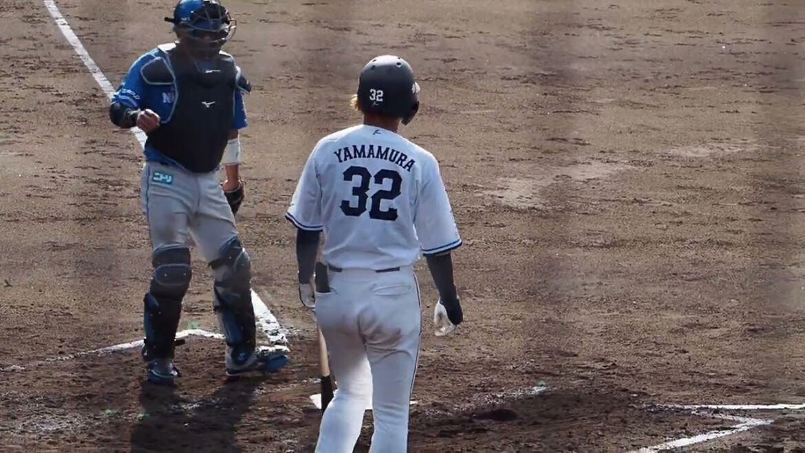 2023.07.22 埼玉西武-北海道日本ハム(カーミニーク) 山村崇嘉 打席シーン