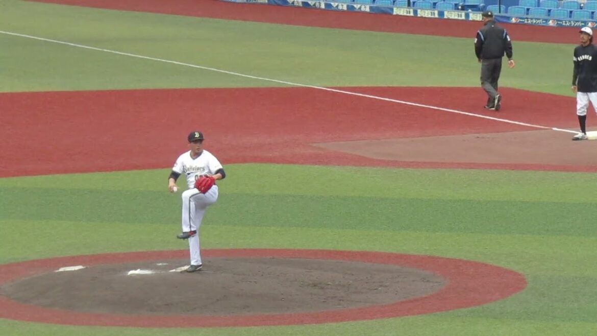オリックス谷岡楓太の投球フォーム（2024年11月14日 プロ野球合同トライアウト ）