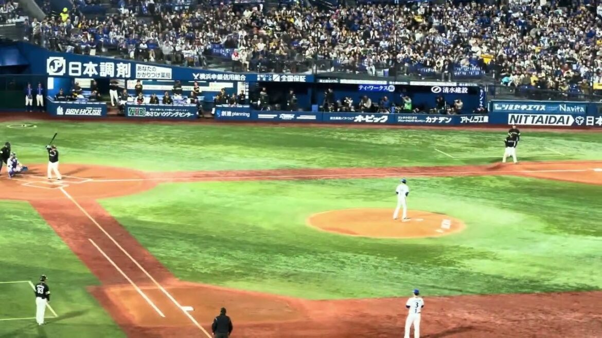 大貫晋一、山川穂高をやっつける１回表横浜DeNAベイスターズ2024年11月3日福岡ソフトバンクホークスSMBC日本シリーズ第6戦横浜
