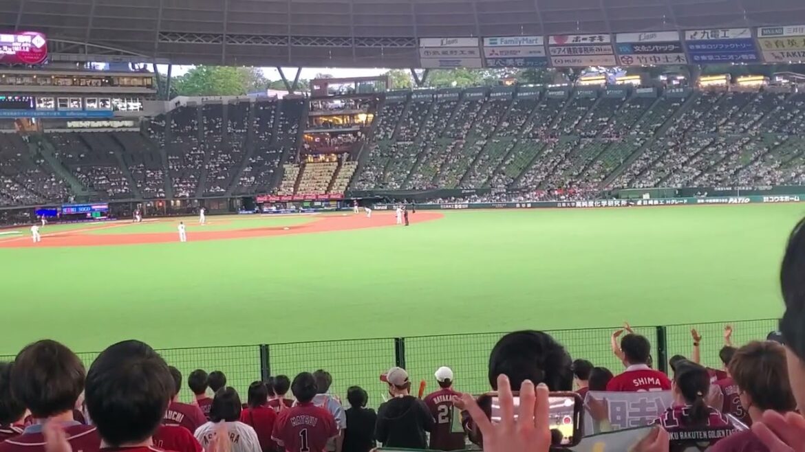20240510　努力に希望を！【渡邊佳明 応援歌】2回表　東北楽天ｺﾞｰﾙﾃﾞﾝｲｰｸﾞﾙｽ@ﾍﾞﾙｰﾅﾄﾞｰﾑ･外野ﾗｲﾄ 西武ﾄﾞｰﾑ