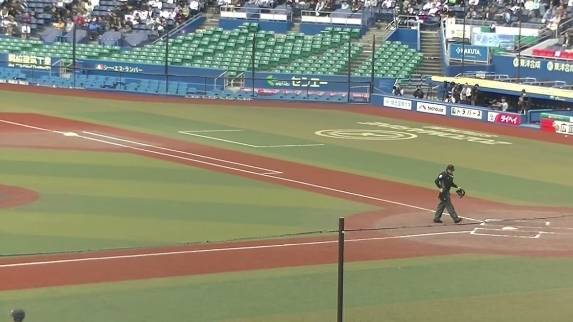 【合同トライアウト】スワローズ西田明央がセンターへヒットを放つ 2024年プロ野球12球団合同トライアウト11月14日