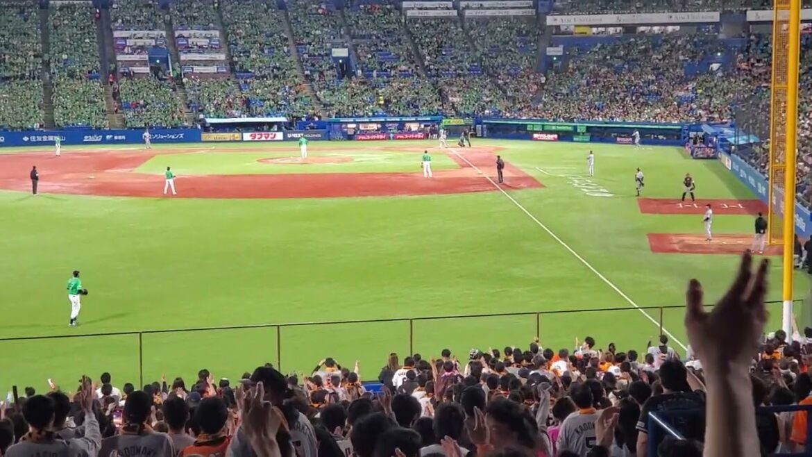 20240511　疾風迅雷♪ 【重信慎之介 応援歌】　8回表　読売ｼﾞｬｲｱﾝﾂ(巨人)@神宮球場･ﾚﾌﾄ外野 明治神宮野球場